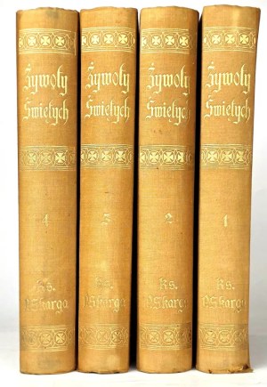 SKARGA - ŻYWOTY ŚWIĘTYCH t.1-4 komplet oprawa