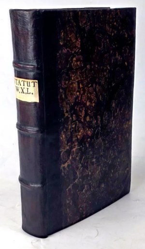 [STATUT LITEWSKI] STATUT WIELKIEGO XIĘSTWA LITEWSKIEGO Wilno 1693