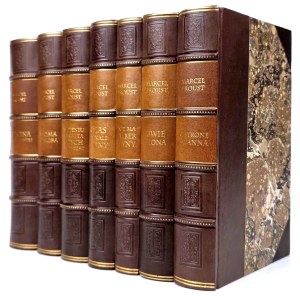PROUST- W POSZUKIWANIU STRACONEGO CZASU t. 1-7 (komplet). Wyd.1 kompletne.