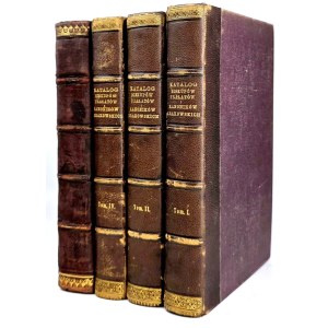 ŁĘTOWSKI- KATALOG BISKUPÓW, PRAŁATÓW I KANONIKÓW KRAKOWSKICH T. I-IV [komplet w 4 wol.]
