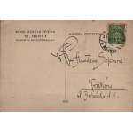 BURSA, Stanisław—autographed portrait photograph with a handwritten dedication. Kraków, May 8, 1932. [St. Bursa’s School of Singing in Kraków]