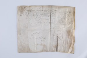 HENRYK III WALEZY (1551-1589), król Polski i Francji. List z podpisem królewskim. Dat. Awinion, 5 grudnia 1574
