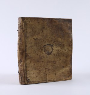 LIPSKI Andrzej - Practicarum observationum ex iure civili et Saxonico collectarum, ad stylum usumque iudiciorum Curiae Regalis accommodatarum. Centuriae secundae semis. Cracoviae [Kraków], Ex Officina Typographica Francisci Cesarii, 1619. [oprawa z supere