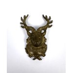 Second Polish Republic - Worochta. Tourist souvenir for a walking stick with a deer
