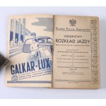 Official Train and Flight Schedule. Summer 1939. Published by the Ministry of Transportation. Printed by the Polish Association of Railway Bookstores “Ruch.”
