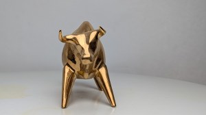 Mariusz Dydo, Byk I model Gold II, 2025