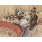 Czesław Jankowski (1862, Warsaw – 1941, Sceaux, France), Dress Rehearsal at the Opéra-Comique (Répétition Générale à l’Opéra Comique), after 1888