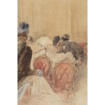 Czesław Jankowski (1862, Warsaw – 1941, Sceaux, France), Dress Rehearsal at the Opéra-Comique (Répétition Générale à l’Opéra Comique), after 1888