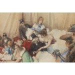 Czesław Jankowski (1862, Warsaw – 1941, Sceaux, France), Dress Rehearsal at the Opéra-Comique (Répétition Générale à l’Opéra Comique), after 1888