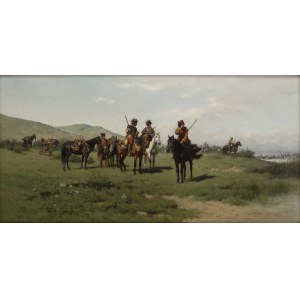 Władysław Szerner (1836, Warsaw – 1915, Munich), Cossack Rest Stop