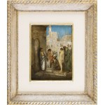 Maurycy Gottlieb (1856 Drohobycz - 1879 Kraków), Targ na niewolnice w Kairze, 1877