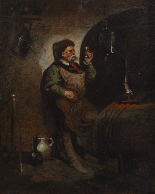 Wandalin Strzałecki (1855 Warszawa - 1917 Warszawa), Klucznik Gerwazy, 1882
