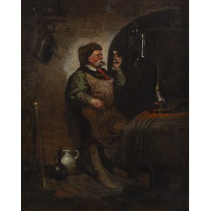 Wandalin Strzałecki (1855, Warsaw – 1917, Warsaw), Gerwazy the Keykeeper, 1882
