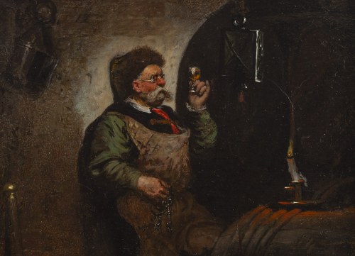 Wandalin Strzałecki (1855 Warszawa - 1917 Warszawa), Klucznik Gerwazy, 1882