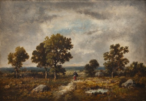 Narcisse Virgilio Díaz de la Peña (1807 Bordeaux - 1876 Mentona), Las Fontainebleau