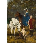 Jan Chełmiński (1851, Brzustów – 1925, New York), *On a Ride*, 1875