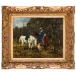 Jan Chełmiński (1851, Brzustów – 1925, New York), *On a Ride*, 1875