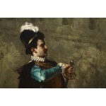 Władysław Bakałowicz (1833, Chrzanów – 1903, Paris), A Knight with a Rapier in Renaissance Attire