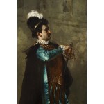 Władysław Bakałowicz (1833, Chrzanów – 1903, Paris), A Knight with a Rapier in Renaissance Attire