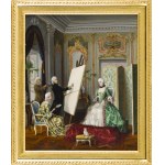 Zygmunt Sokołowski (1859, Poznań region – 1888, Paris), Painter at Work