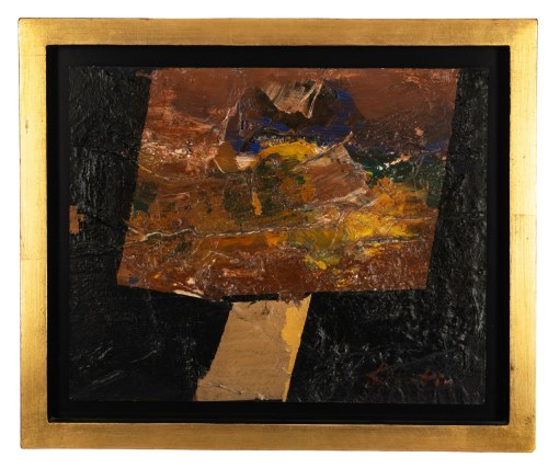 Tadeusz Kantor (1915 Wielopole Skrzyńskie-1990 Kraków), Kompozycja informelowa, ok. 1960 r.