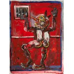 Eugeniusz Markowski (1912 Warszawa - 2007 tamże), Diavoletto lubi wino ze wszytskich ..., ok. 1979