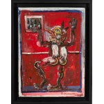 Eugeniusz Markowski (1912, Warsaw – 2007, ibid.), Diavoletto Likes Wine of All Kinds..., ca. 1979