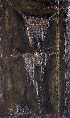 Rajmund Ziemski (1930 Radom - 2005 Warszawa), Pejzaż 43/61, 1961 r.
