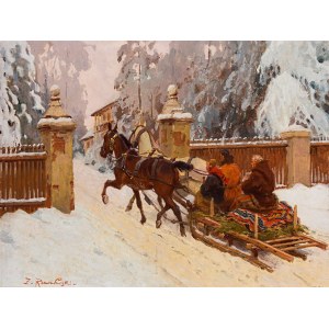 Zygmunt Rozwadowski (1870 Lwów - 1950 Zakopane), Wjazd do dworu
