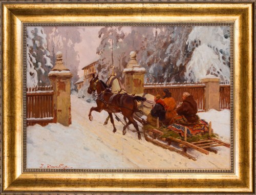 Zygmunt Rozwadowski (1870 Lwów - 1950 Zakopane), Wjazd do dworu