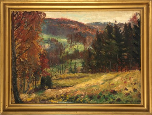 Fryderyk Pautsch (1887 Delatyn - 1950 Kraków), Jesień w Karpatach, 1936 r.