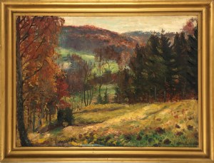 Fryderyk Pautsch (1887 Delatyn - 1950 Kraków), Jesień w Karpatach, 1936 r.
