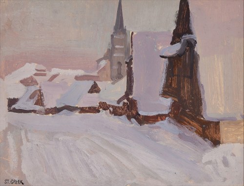 Stanisław Gałek (1876 Mokrzyska - 1961 Zakopane), Zimowy zmierzch