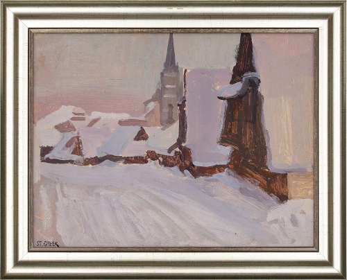 Stanisław Gałek (1876 Mokrzyska - 1961 Zakopane), Zimowy zmierzch