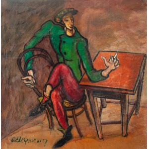 Stanisław Eleszkiewicz (1900, Czutowo near Poltava – 1963, Paris), Man at a Table