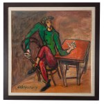 Stanisław Eleszkiewicz (1900, Czutowo near Poltava – 1963, Paris), Man at a Table