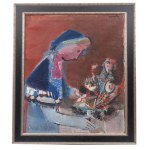 Rajmund Kanelba (1897, Warsaw – 1960, London), Girl with Flowers