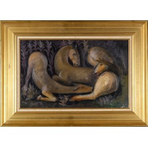 Zdzisław Cyankiewicz (1912, Białystok – 1981, Paris), *Horses*, ca. 1944