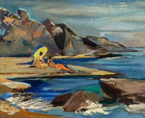 Ludwik Klimek (1912 Skoczów - 1992 Nicea), Nad brzegiem
