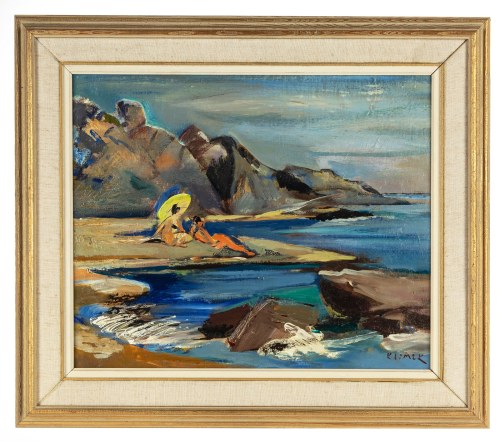 Ludwik Klimek (1912 Skoczów - 1992 Nicea), Nad brzegiem