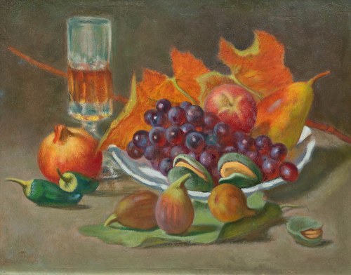 Jakub Markiel (1911 Łódź - 2008 Paryż), Martwa natura z owocami