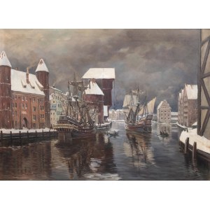 Boris Ottenberg (1891–1946), The Motława River in Winter, 1940
