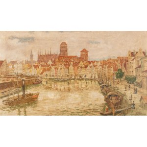 Karl Purrmann (1877 Speyer - 1966 Stuttgart), Panorama Gdańska, przed 1939 r.
