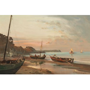 Henryk Baranowski (1932, Starogard Gdański – 2005, Gdynia), “In riva al mare”