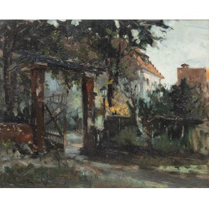 Eugeniusz Dzierzencki (1905, Warsaw – 1990, Sopot), Lights and Shadows of the Setting Sun