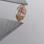 NATURAL COLORED DIAMOND 0.13 CT HIGH CLARITY: VS1 | CUT: MARQUISE Official gross appraisal value: 947.10 USD 3,597.89 PLN gross