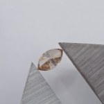 NATURAL COLORED DIAMOND 0.13 CT HIGH CLARITY: VS1 | CUT: MARQUISE Official gross appraisal value: 947.10 USD 3,597.89 PLN gross