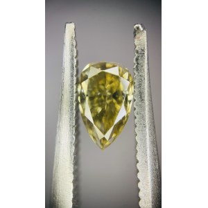NATURAL COLORED DIAMOND 0.16 CT | CLARITY: Vs2 | CUT: TEARDROP Official appraiser’s valuation: $1,722 (6,594.00 PLN gross—based on the exchange rate as of September 23)
