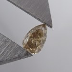NATURAL COLORED DIAMOND 0.16 CT | CLARITY: Vs2 | CUT: TEARDROP Official appraiser’s valuation: $1,722 (6,594.00 PLN gross—based on the exchange rate as of September 23)