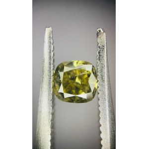 NATURAL COLORED DIAMOND 0.15 CT | CLARITY: Si2 | CUT: CUSHION Official appraiser’s valuation: 1,304 USD (4,993.00 PLN gross—based on the exchange rate as of September 23)
